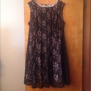 DB Established black lace women's dress size 20.